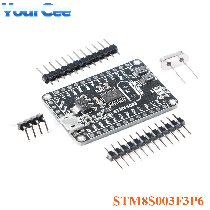 Макетная плата STM8 STM8S003F3P6T системный Модуль платы STM8S003F3P6 16 МГц IIC I2C SPI STM8S003 3 5