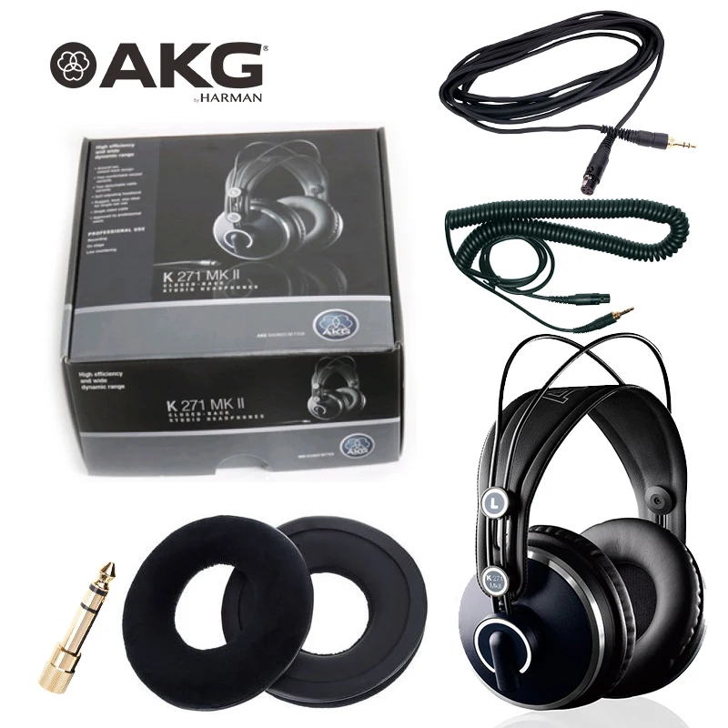 

Original New AKG K271 MKII Professional Monitor Recording Headphone Wired HIFI Headset