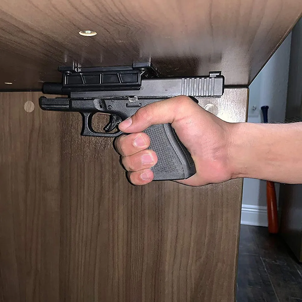 

Tactical Magnetic Gun Mount & Holster Military Concealed Handgun Rifle Pouch for Car Wall Table Hunting Gun Accessories