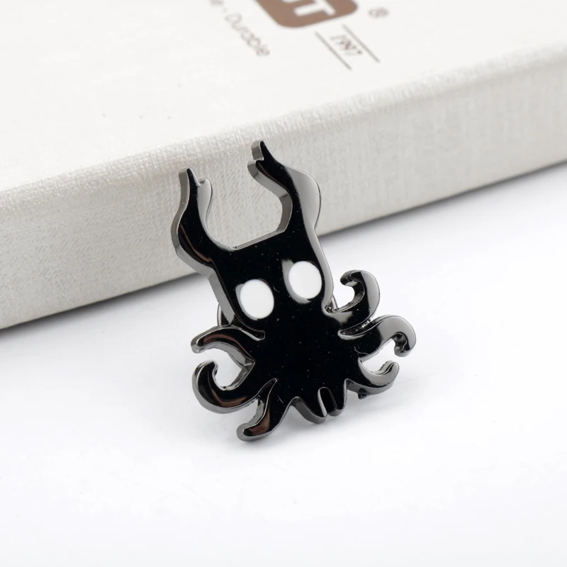 Hollow Knight Странник оттенок брошка мультфильм металлические значки броши на