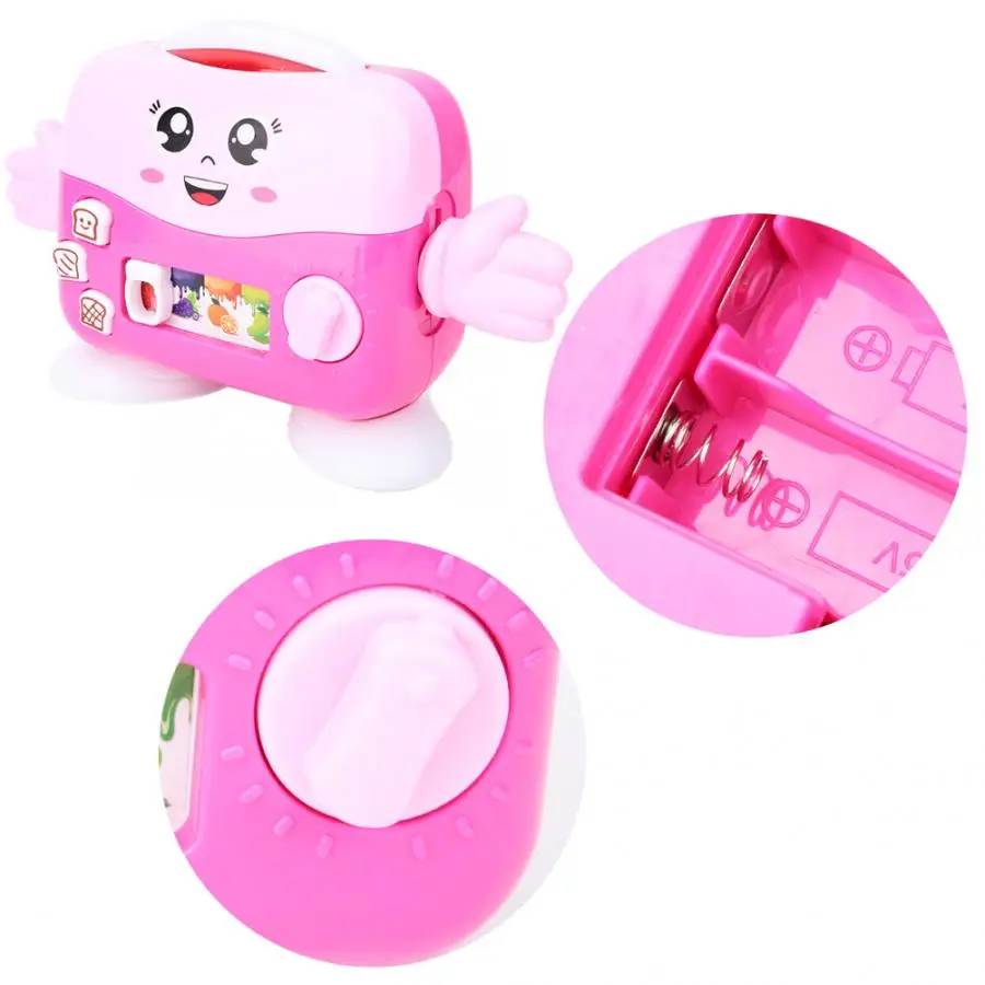 Детские пластиковые ролевые игры дома посуда тостер приготовления пищи