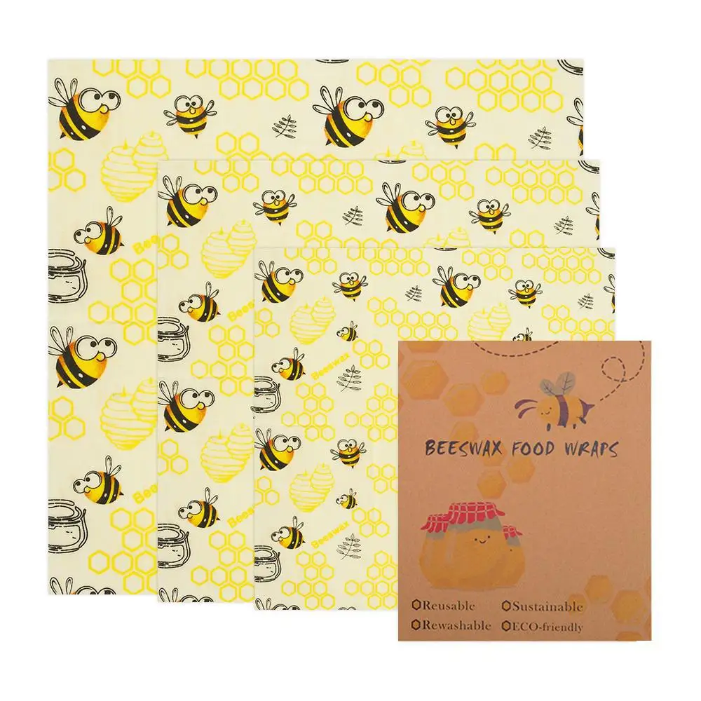 New cartoon bees Многоразовая силиконовая обертка, уплотнительная пищевая пленка для сохранения свежести, крышка, стрейч вакуумная пищевая обертка, пищевая ткань, кухонные инструменты - Цвет: New cartoon bees