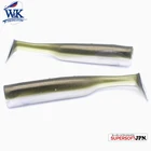 3-дюймовая Мягкая приманка 4 шт.лот Slinky Shad для морской рыбалки, приманка для рыбной ловли, приманка для рыбной ловли, приманка для морской рыбы, виниловая приманка
