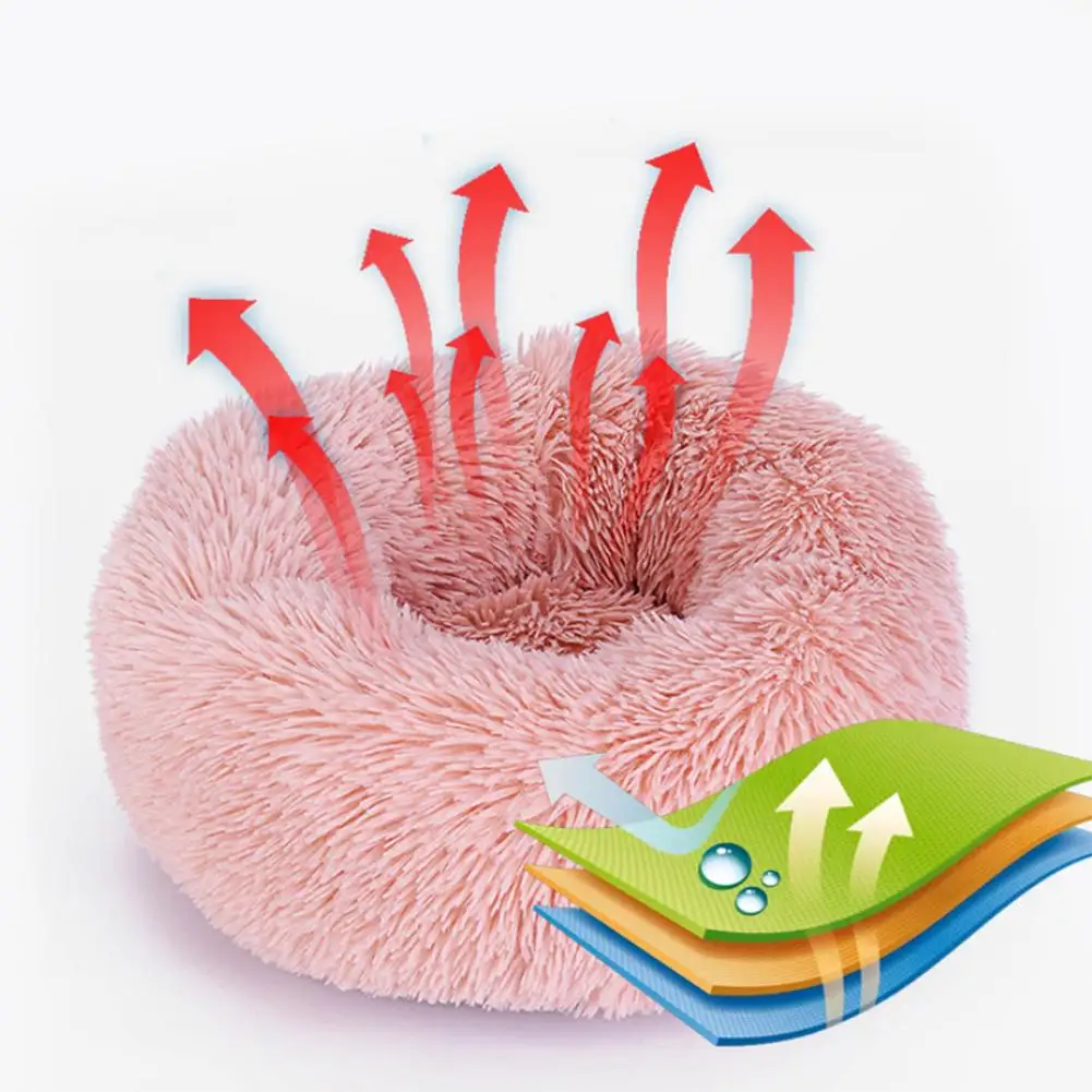 Мягкая Успокаивающая кровать для домашних животных удобное тканевое гнездо