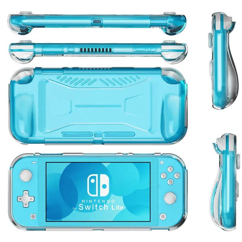 Защитный чехол для Nintendo Switch Lite противоскользящий прозрачный из ТПУ Для