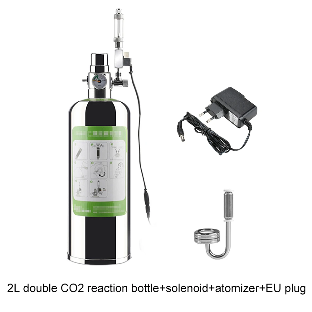 Комплект системы генератора Co2 для аквариума система цилиндров с соленоидным