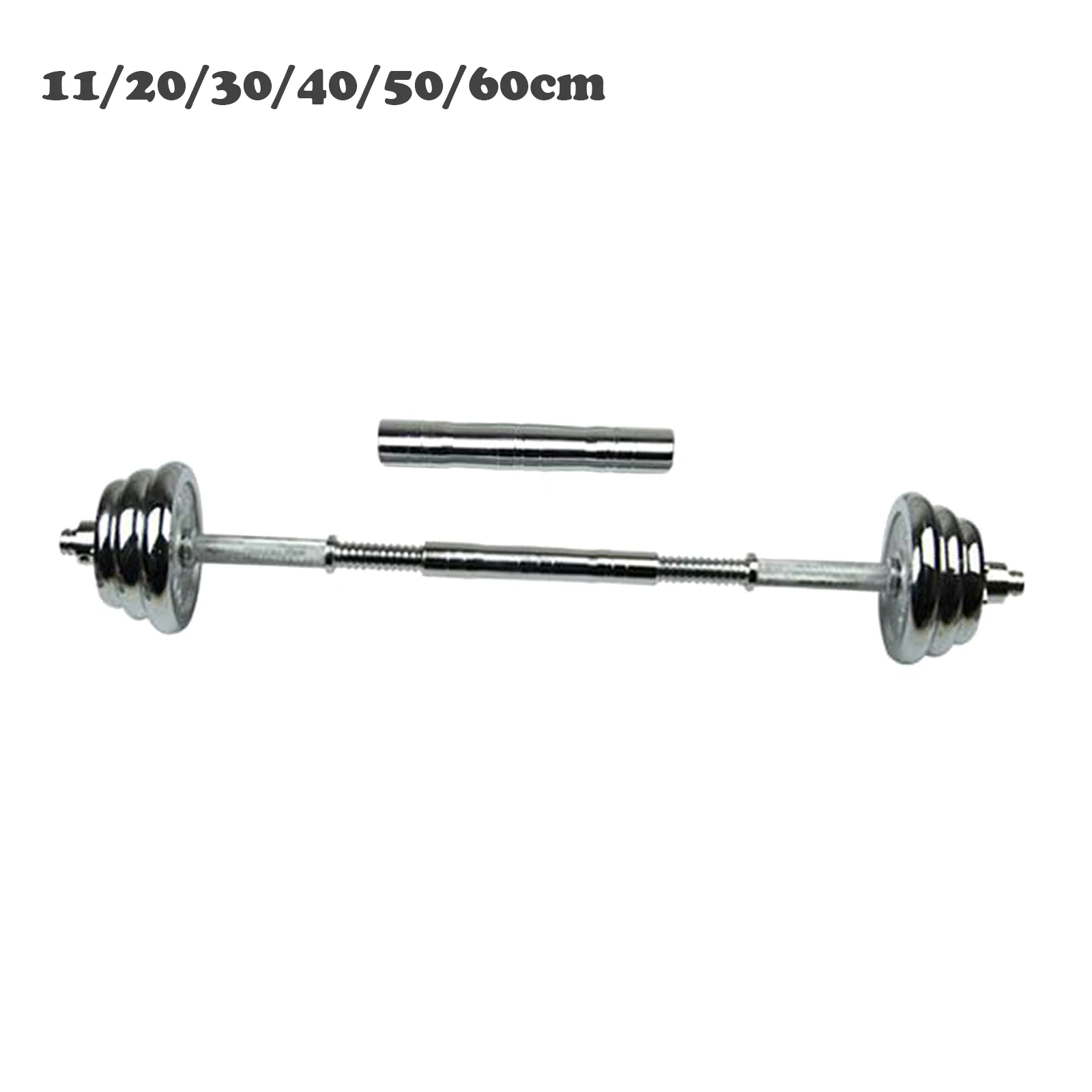 Standard Dumbbell Connecting Rod 20/30/40cm Threaded Bar Extender with Key and Adjusting Screws Solid Barbell Handle |