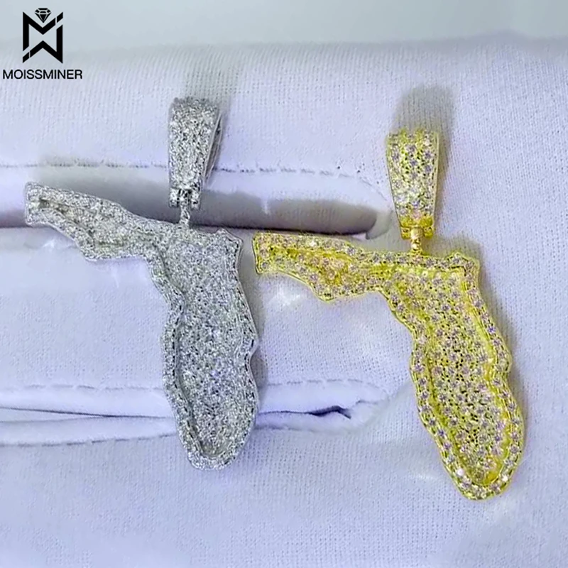 Ожерелья с изображением муассанита новый кулон S925 настоящие бриллианты ожерелья