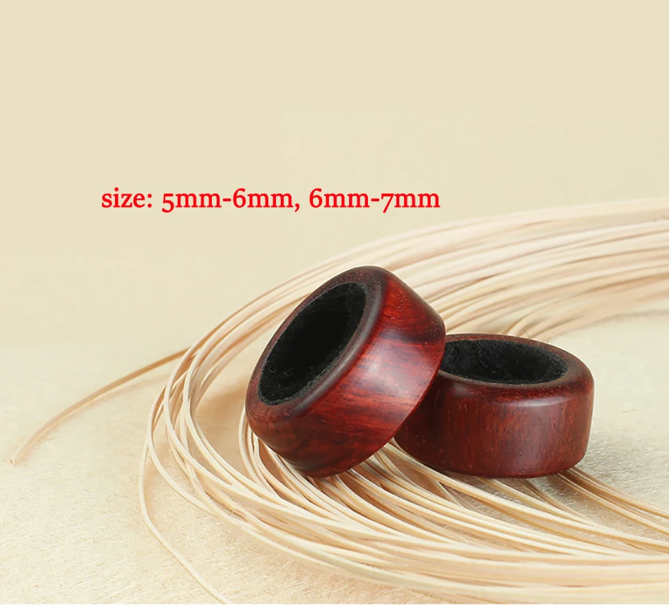 5mm-7mm LINNHUE Удочка из красного дерева, клип уплотнительное кольцо крови сандалового дерева анти-плавательная маска рыболовные принадлежности для предотвращения Рыбная Удочка от падения - Цвет: 5mm-7mm