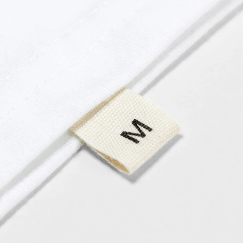 Бесплатная доставка мягкого хлопка бежевого цвета размер этикетки для одежды не