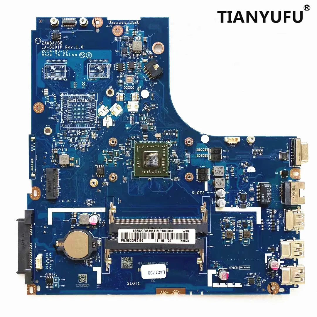 Бесплатная доставка абсолютно новая материнская плата ZAWBA/BB для ноутбука Lenovo LA