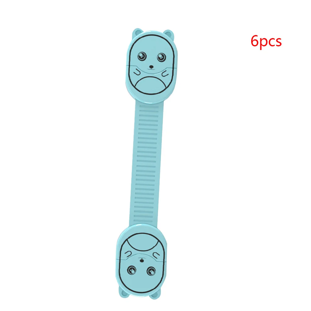 

6PCS/Set Baby Safety Cabinet Lock Strap Child Lock Child Safety Protection Children Wardrobe Proof Blocker