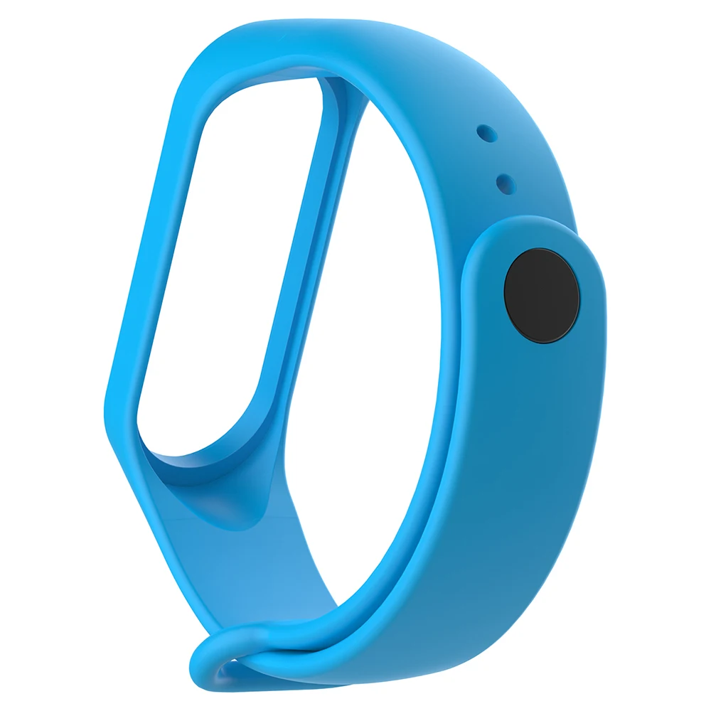 Для Xiaomi Mi Band 4/Band 3 универсальный Гладкий силиконовый ремешок спортивный ремень