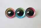 10 шт.-L12 --- 12 мм141620253035 мм новые очаровательные игрушечные безопасные глаза, 3D кукольные глаза + ткань + шайба для задней панели, для плюшевой куклы своими руками