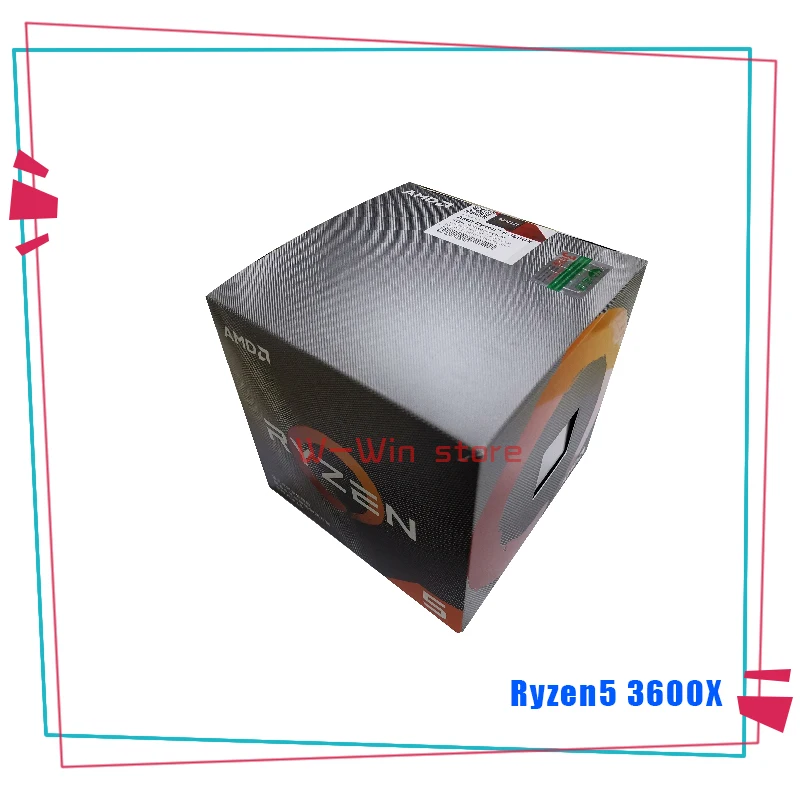 Новый процессор AMD Ryzen 5 3600X R5 3 8 ГГц шестиядерный двенадцатипоточный 7 нм 95 Вт L3 = 32M