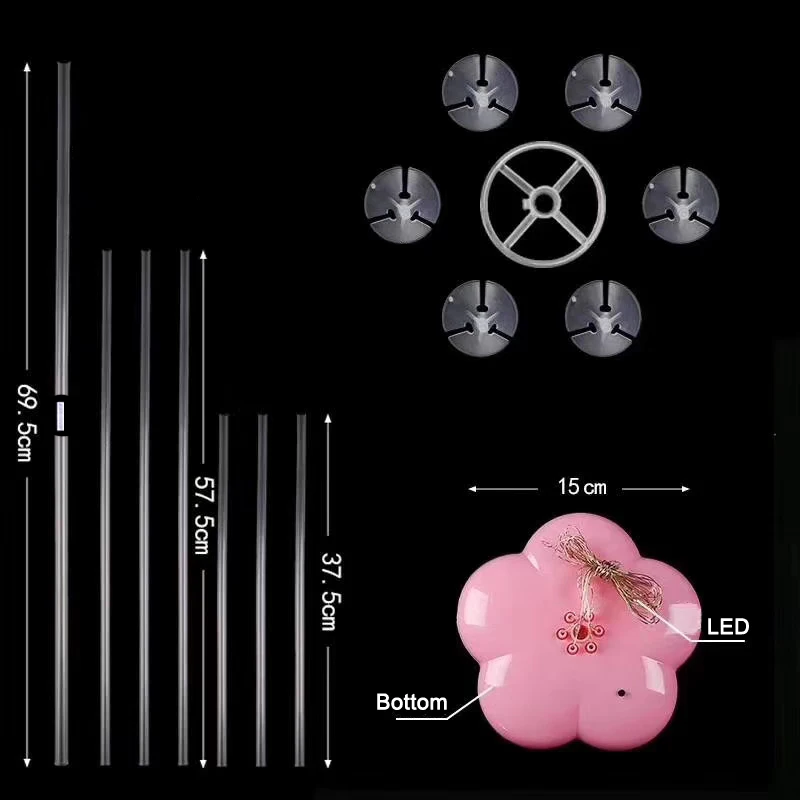 СВЕТОДИОДНАЯ колонна-подставка для воздушных шаров свадебных церемоний
