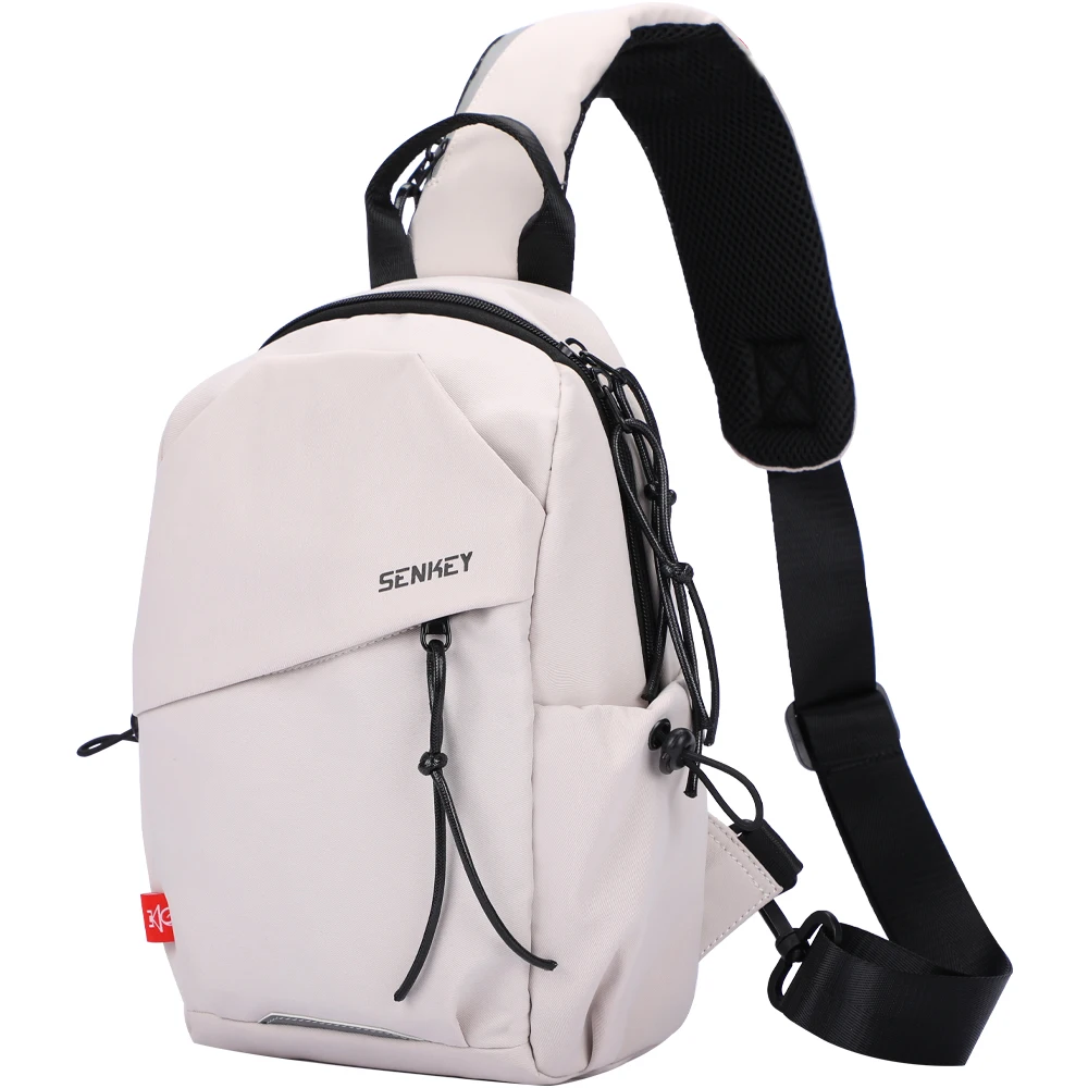 SenkeyStyle Fashion Shoulder Bags Women Sling Chest Backpacks Cross Body Off White Bag 2021 Couple Casual Nylon Bags