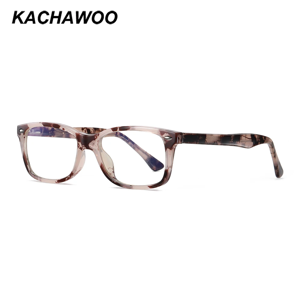 Очки Kachawoo tr90 для мужчин и женщин прямоугольные с блокировкой светильник