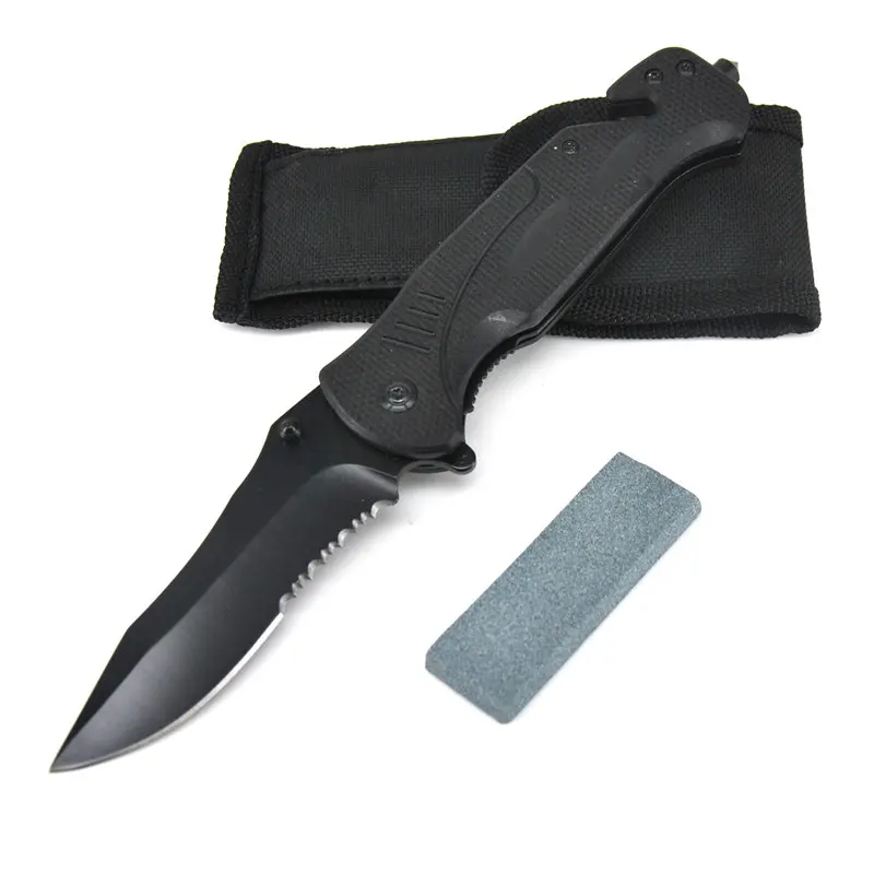G10 PRIVEST ключ складной карманный нож охотничий Открытый EDC Военный мини-нож для выживания нож инструменты - Цвет: G10
