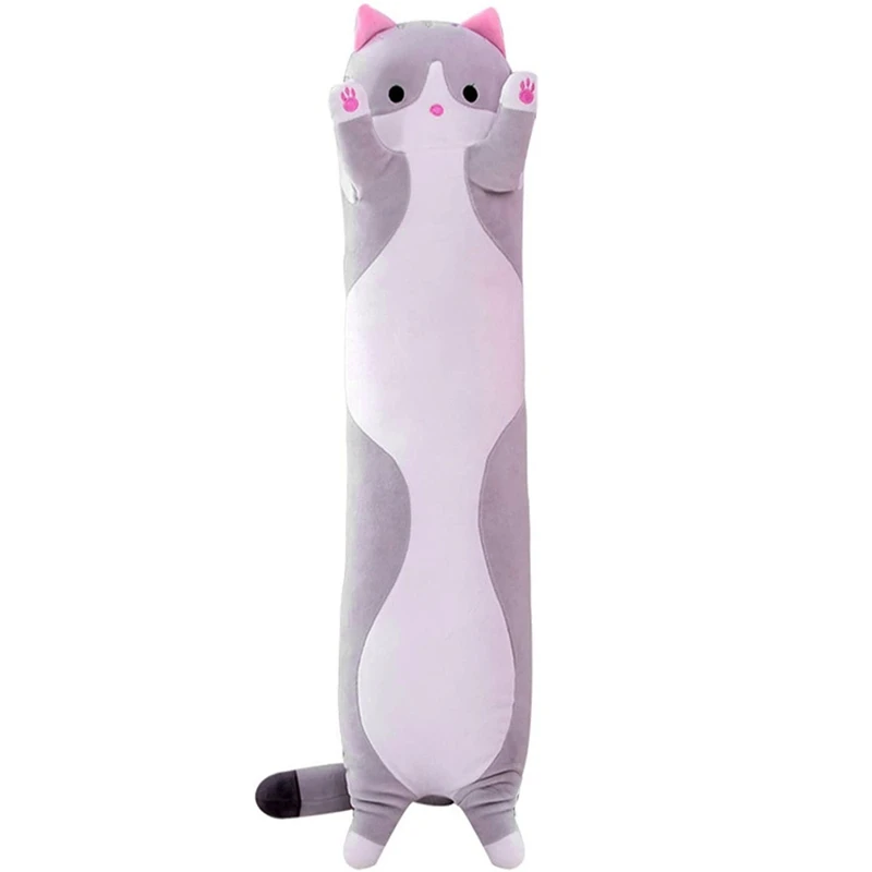 

Giant Cat Pillow Cartoon Kitten Sleeping Pillow Cute Cat Plush Toy Cat Doll Long Pillow Child Girl Day Gift Event Gift
