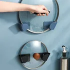 2 шт.компл., самоклеящийся держатель для крышки кастрюли