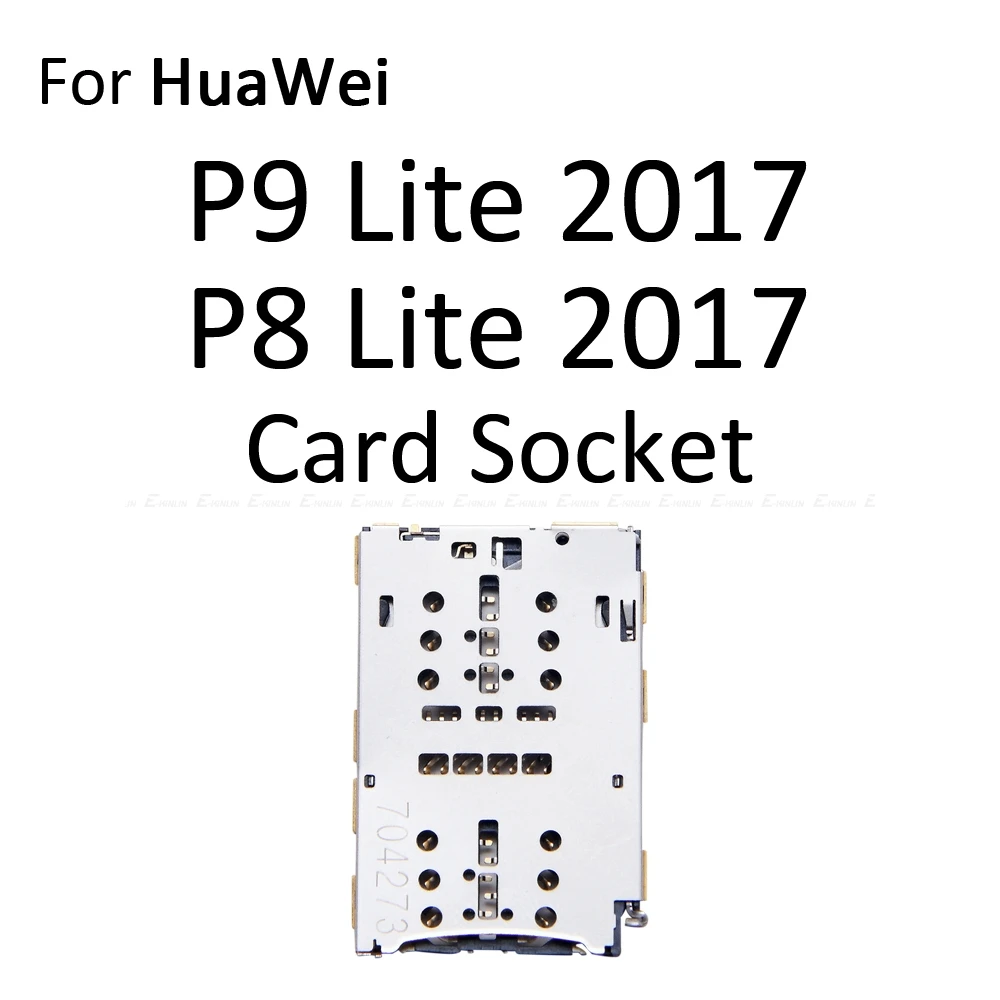 Слот для гнезда sim-карты держатель для чтения лотков адаптер для MicroSD контейнер для HuaWei P9 P8 Lite
