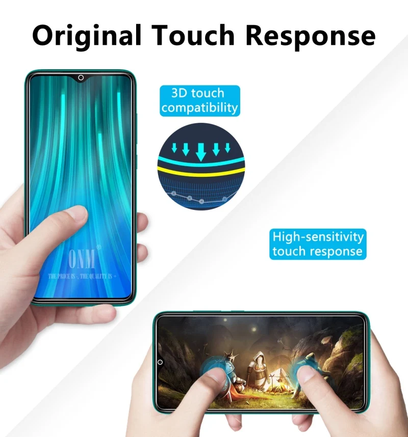 10 шт. закаленное стекло для Xiaomi Redmi Note 8 T/Note 8 Pro защита экрана 9H закаленное стекло для Redmi Note 8 защитная пленка