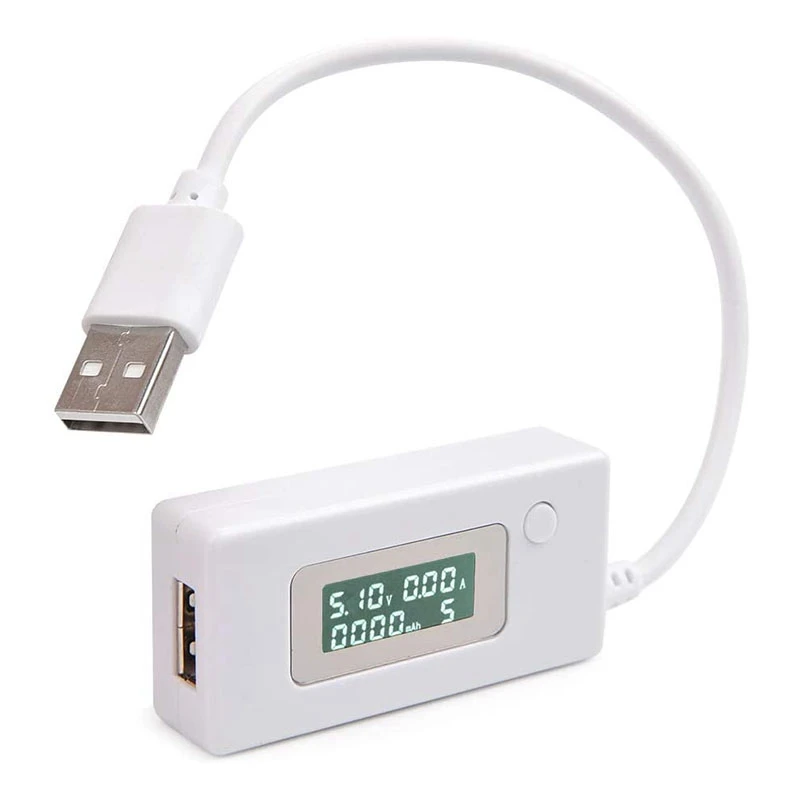 

USB Тестер Вольтметр Амперметр цифровой ЖК-монитор напряжения измеритель тока тестер емкости с подсветкой
