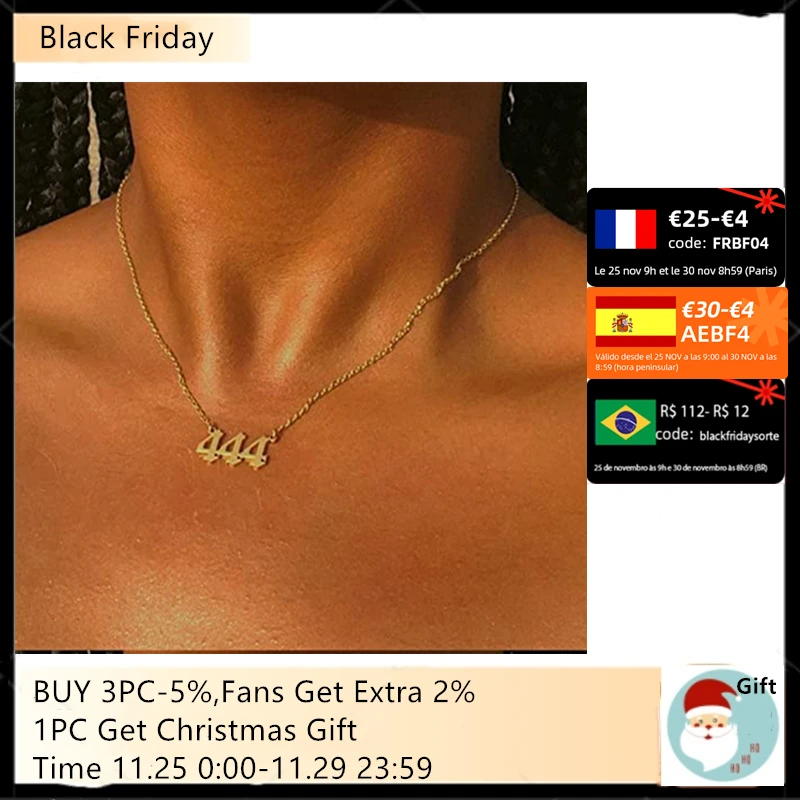 

OTOKY Necklace For Women Creative Copper Number Pendant Necklace Stainless Steel Letter 1~9 Pendant Charms Y2K Jewelry Colar