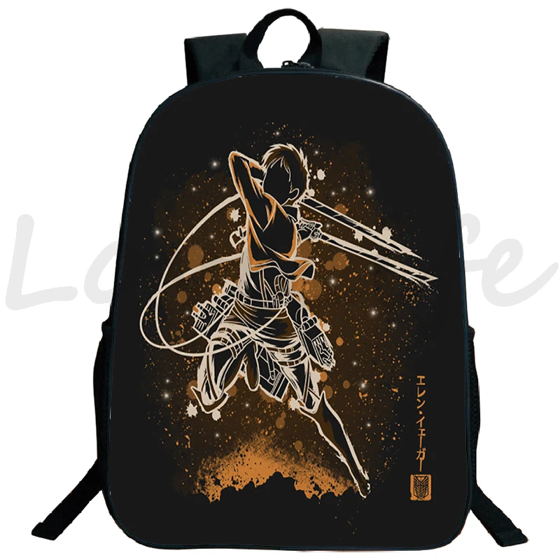 Сумка Attack On Рюкзак Титан школьная сумка в стиле аниме Bookbag для подростков ноутбук