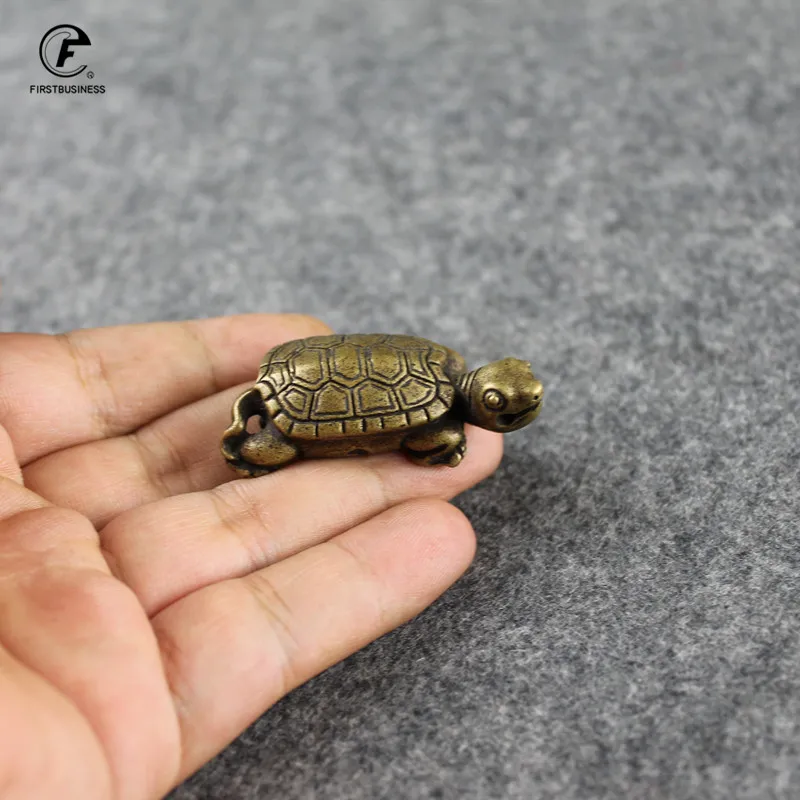 Винтажные медные черепаха для долголчности украшения ручной работы из латуни