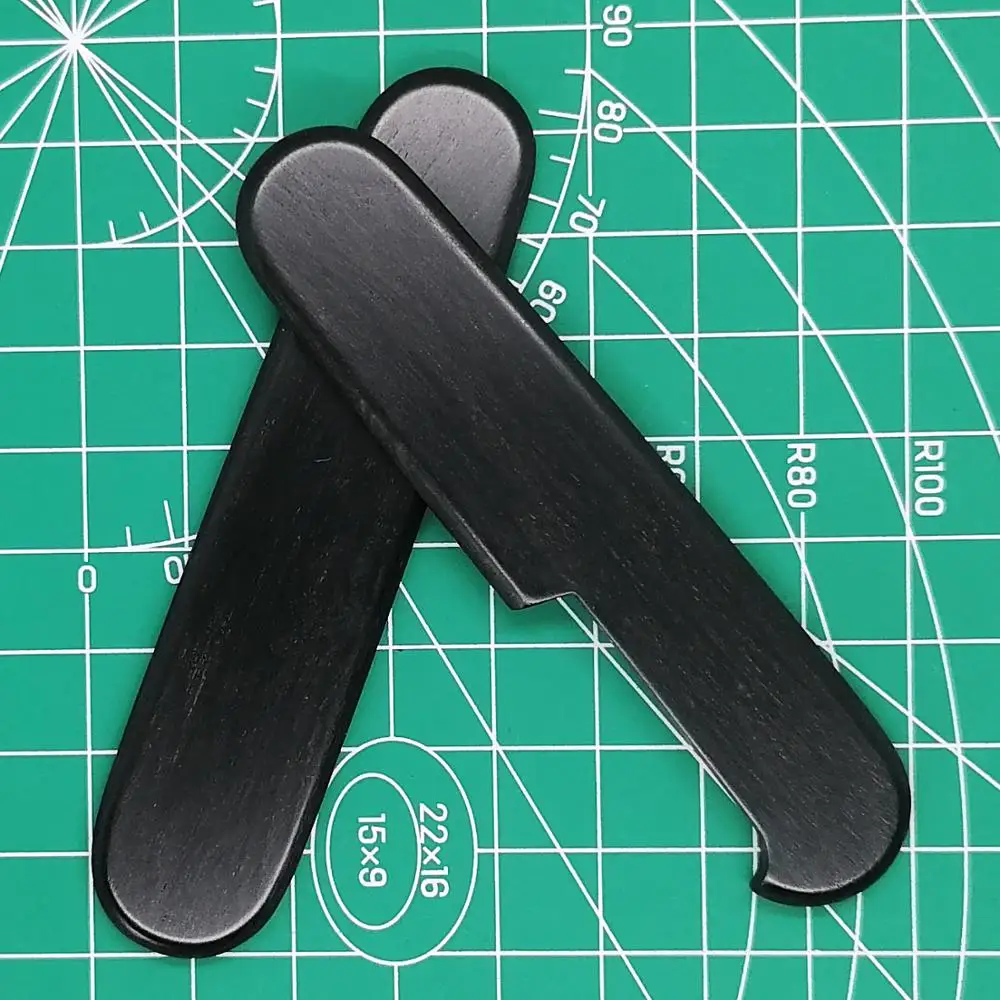 Самодельные весы из черного дерева с ручкой для 91 мм швейцарского армейского