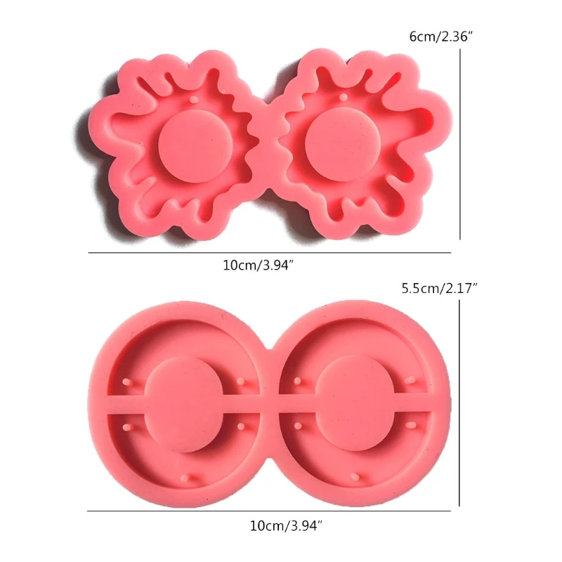 

Earring Stud Resin Molds Earrings Resin Mould Resin Charms Casting Mould Stud Earrings Earring Backs Jewelry Making