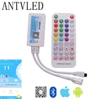 RGB смарт-музыка Bluetooth смарт-контроллер SP611E для WS2812B SK6812 WS2811 адресная Светодиодная лента RGB