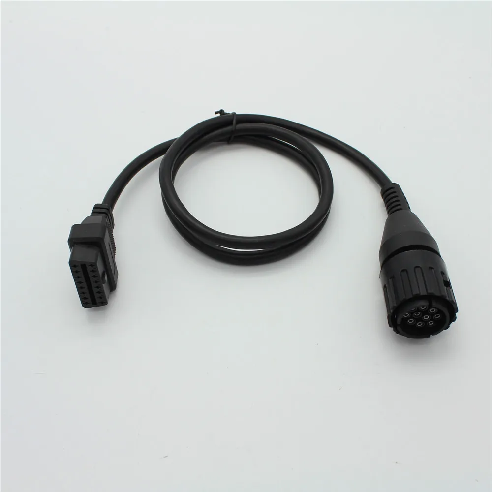 Для BMW ICOM D кабель ICOM-D мотоциклы 10 Pin адаптер 10Pin для 16Pin OBD2 OBDII Диагностический I-COM A2