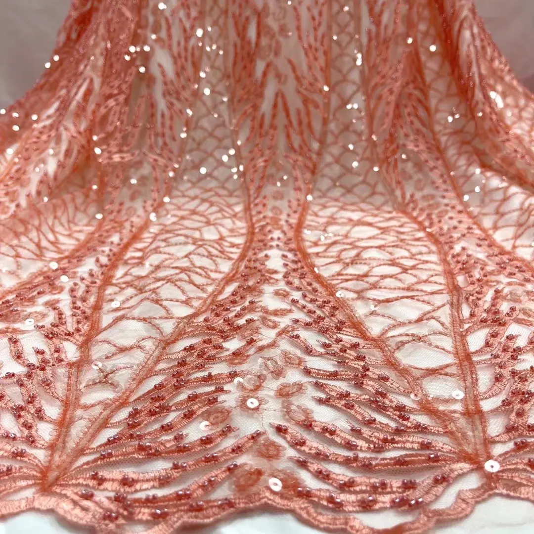 Роскошные бусины кружево ткань ручной работы французское свадебное платье