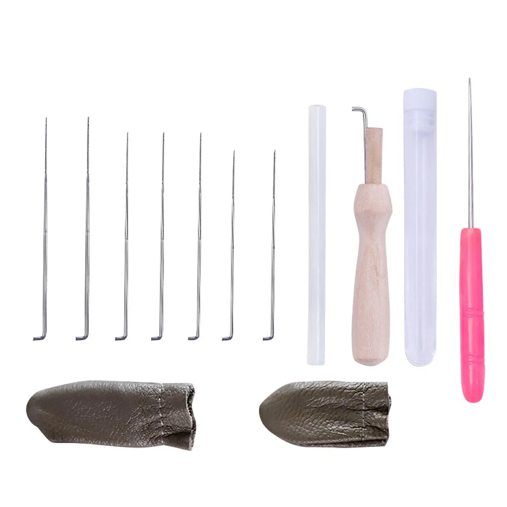 Стартовый набор для валяния игл клей карандаш коврика ручной работы с деревянной