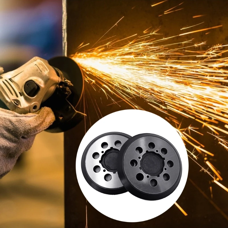 

Sturdy 5" 8 Holes Orbital Sandpaper Sanding Disc Hook and Loop Sander Pads Polishing Disc Compatible with DWE6423/6423K