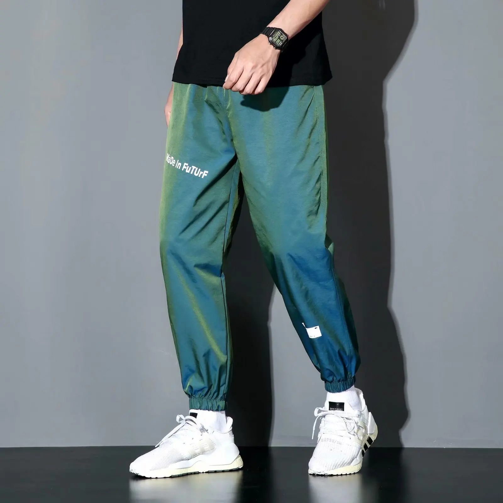 

ZAZOMDE Gyms Men Joggers Sweatpants Men Joggers Running Ankle-Length Pants Sporting Clothing Bodybuilding Training Pants black