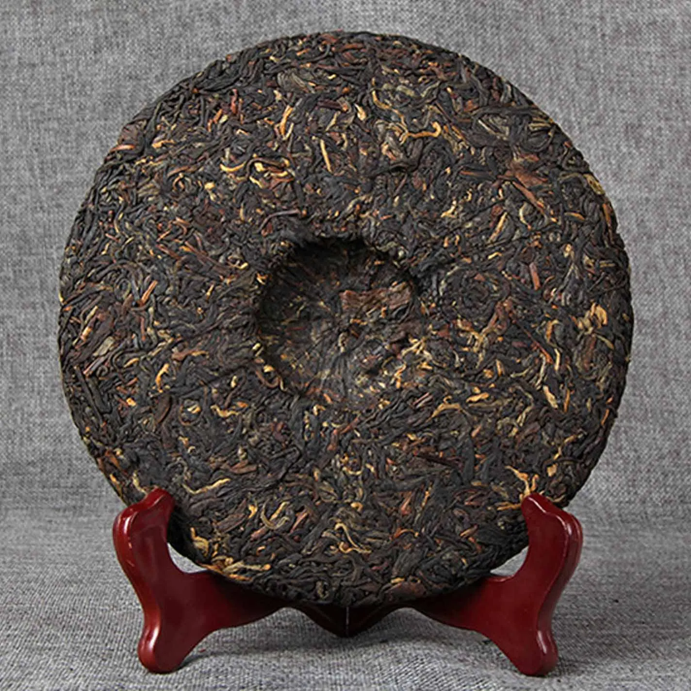 Pastel de t&eacute; rojo Yunnan Old Tree Black chino Dianhong Feng Qing, 2019/2020g, 357-2