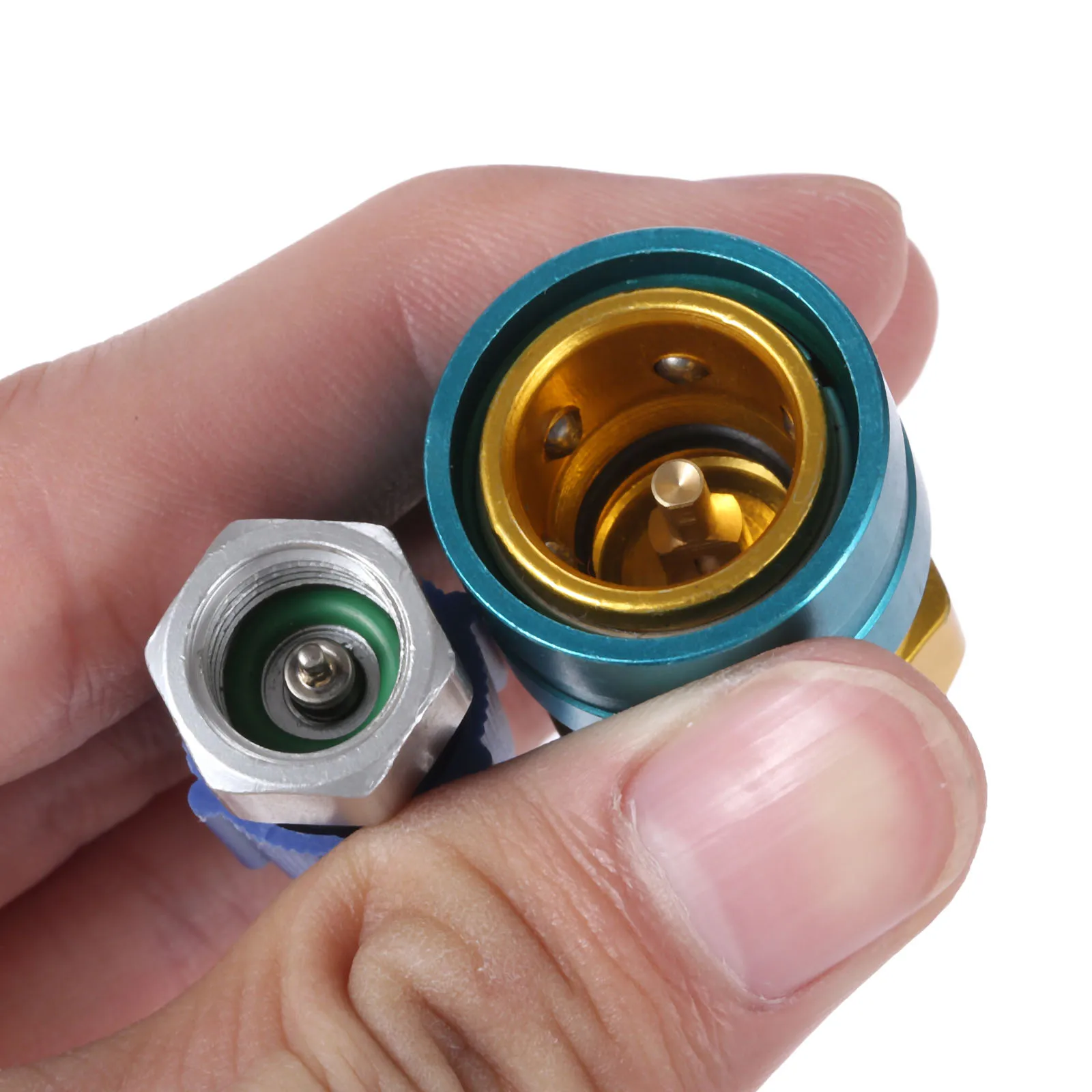 Yetaha низкая сторона R1234yf быстроразъемный соединитель R12 в R134a адаптер синего цвета