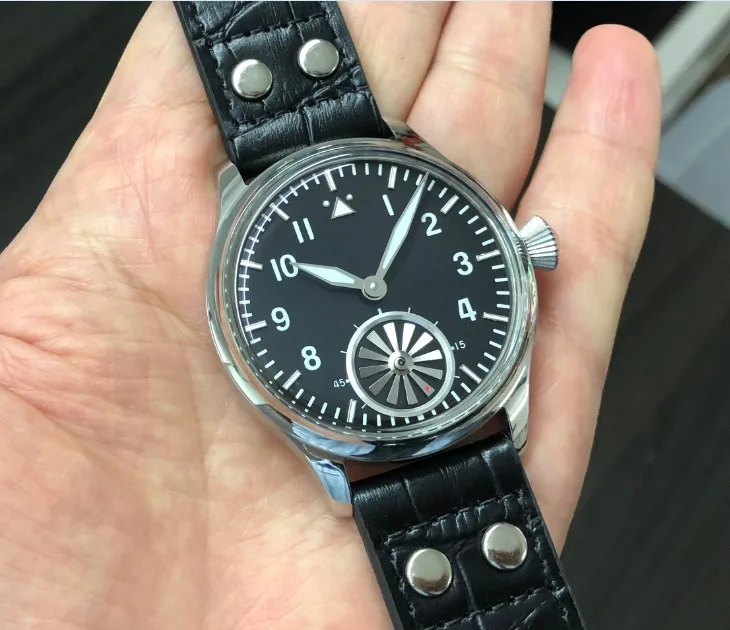 Мужские механические часы с черным циферблатом 44 мм|Мужские часы| |