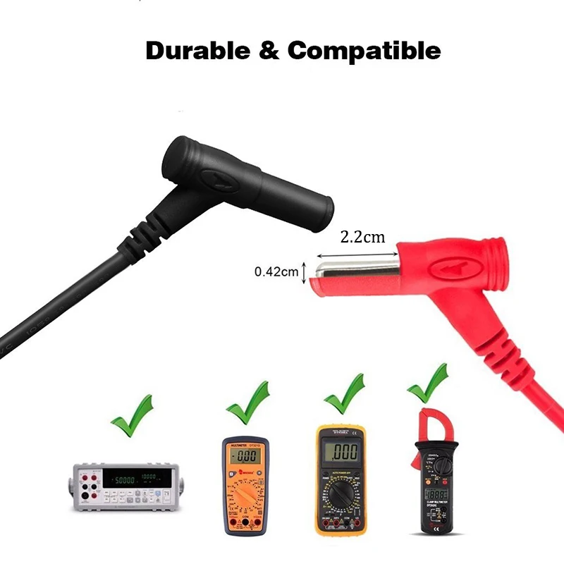

Multimeter Probe Test Leads Pin for Digital Multimeter Needle Tip Multi Meter Tester Lead Probe Wire Pen Cable 20A 1000V