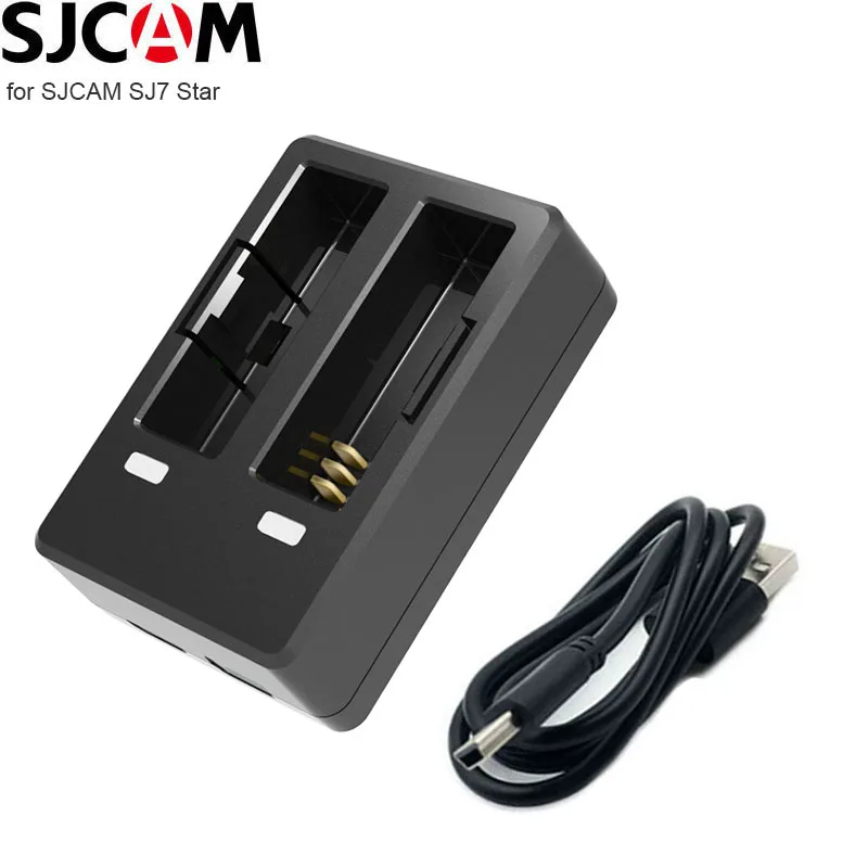 Оригинальное зарядное устройство SJCAM SJ7 Star с двумя слотами для 4K Wifi аксессуары
