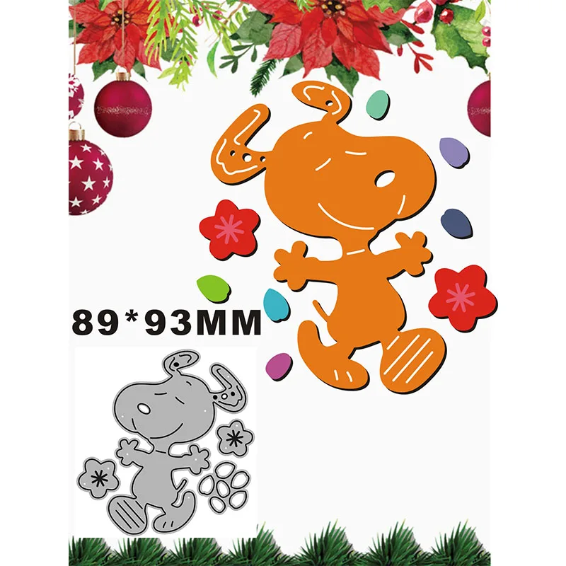 Металлические пресс-формы для скрапбукинга с изображением животных и цветов