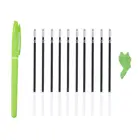 Набор гелевых ручек для офиса, ручка со стираемыми чернилами, синие, черные, красные чернила, школьные канцелярские принадлежности для письма