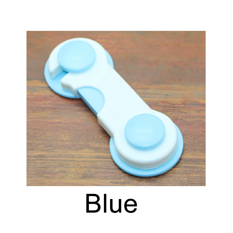 blue 5pcs TUSUNNY 5 шт./лот детские замки безопасности младенческой ребенка анти-пинч ящик замок холодильника - Цвет: blue 5pcs