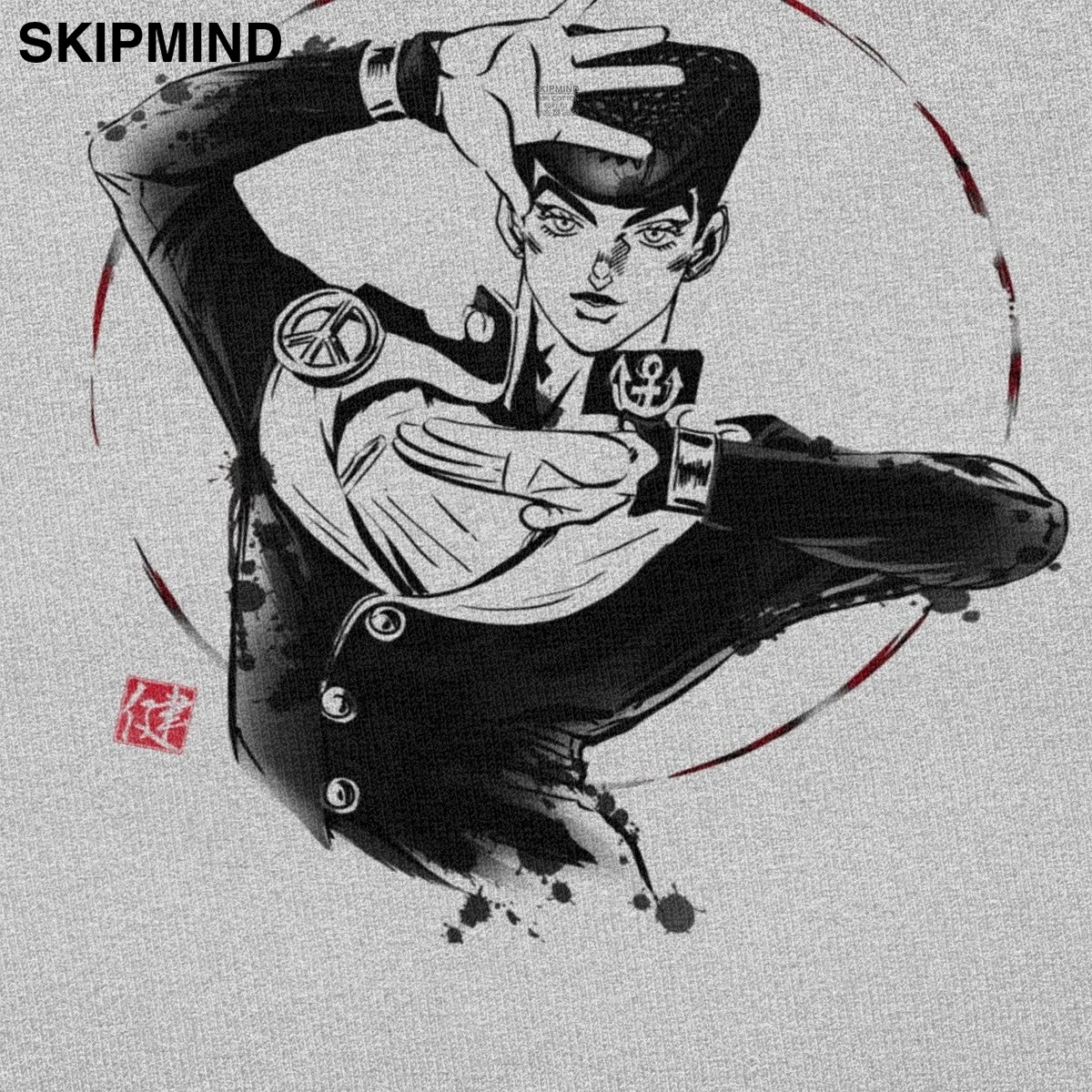 Jojo Bizarre Adventure Tshirts Men Soft Cotton Manga T-shirt Short Sleeve Anime Josuke Higashikata Tee Top Fitted Clothing Merch | Мужская