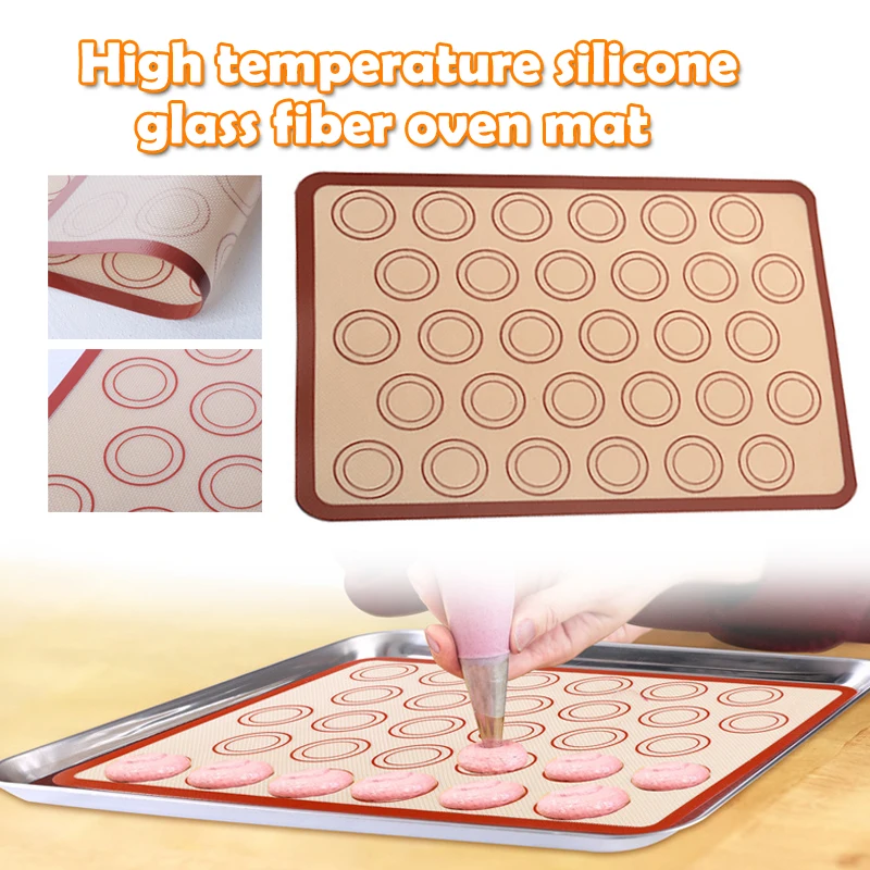 Silicone Macaron Mat Macaroons Pads Non-stick Baking for Pastry Cookie Cake Making Utensils Kitchen Gadget Accessories | Дом и сад