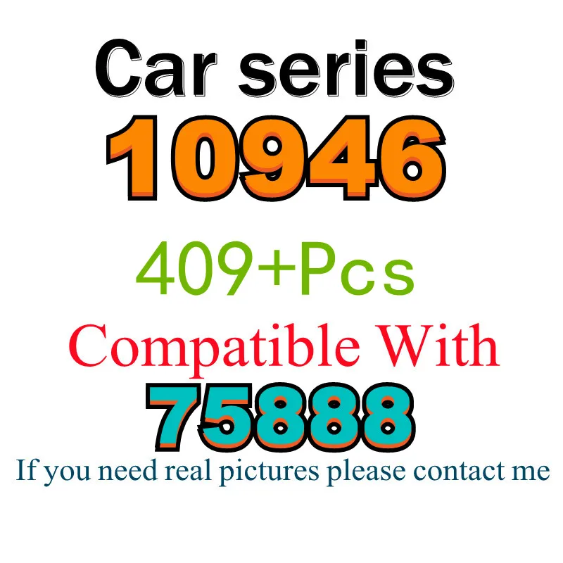 

409Pcs 10946 Building Block Toy Car Series 75888 Assembled Building Blocks Children's Toy Gifts